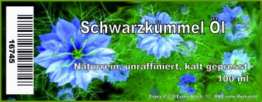 Schwarzkümmel Öl 100 ml